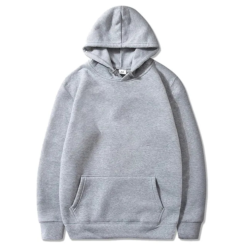 Fashion Men'S Hoodie Casual Hoodies Pullovers Sweatshirts Men'S Top Solid Color Hoodies Sweatshirt Male