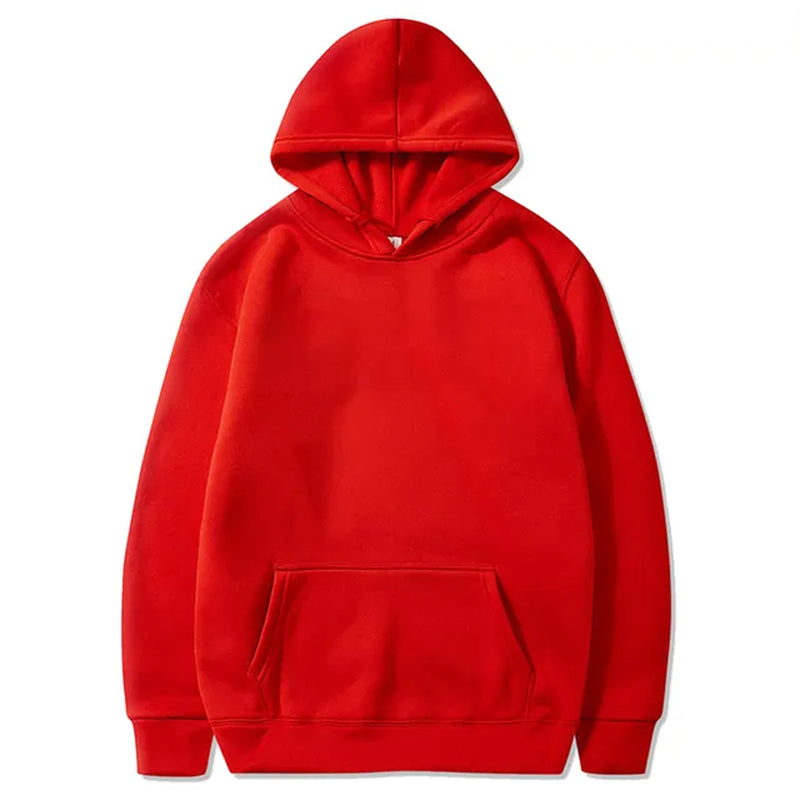 Fashion Men'S Hoodie Casual Hoodies Pullovers Sweatshirts Men'S Top Solid Color Hoodies Sweatshirt Male